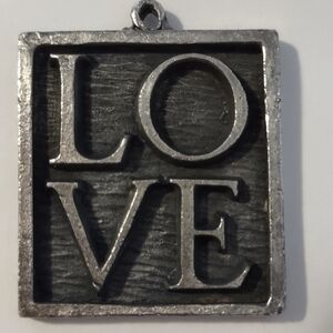 Vintage LOVE pendant